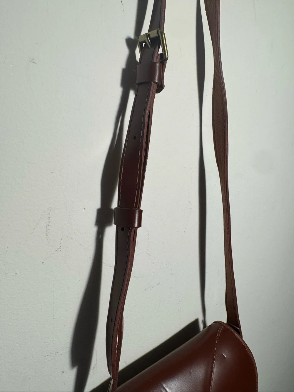 Beara Beara MONITA brown handmade cowhide arc side shoulder bag
